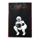 Heavy Duty Vinyl Baseball Softball Batting Cage Backstop Training Aid and Batting Cage Net Protector (4'x6')